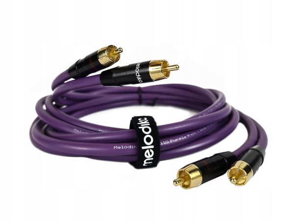 Melodika MD2R30 2x RCA - 2x RCA 3m Lilla