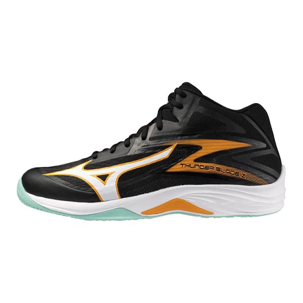 Mizuno thunder blade z mid indendørssko sort/orange