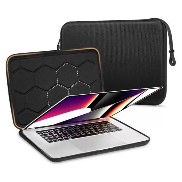 Tech-Protect Hardpouch Laptop Case 13-14 tommer Sort