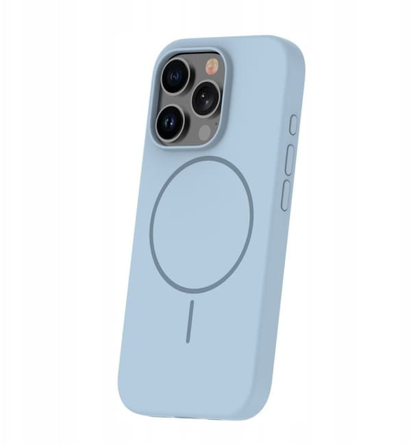 etteri silicone thin mag iPhone 16 Pro Max vaaleansininen