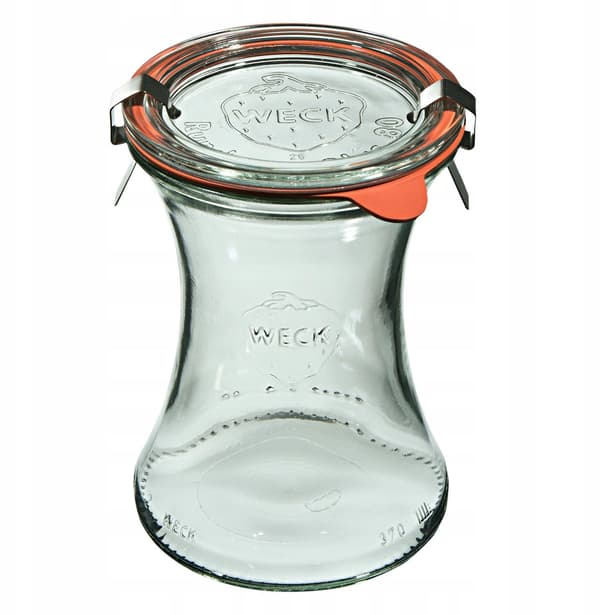 Weck Set de bocaux 370 ml transparent