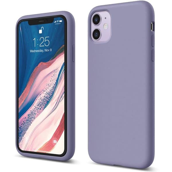 Elago iPhone 11 silikonfodral Lavender Gray