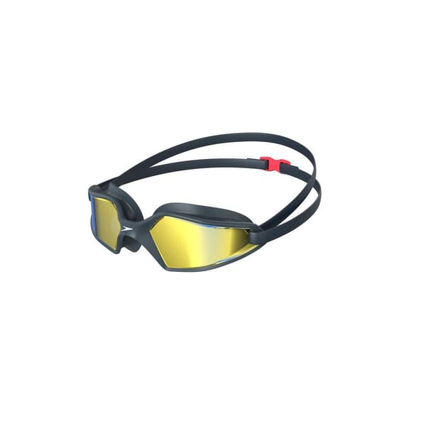 Speedo Hydropulse Mirror Uimalasit Musta/Keltainen