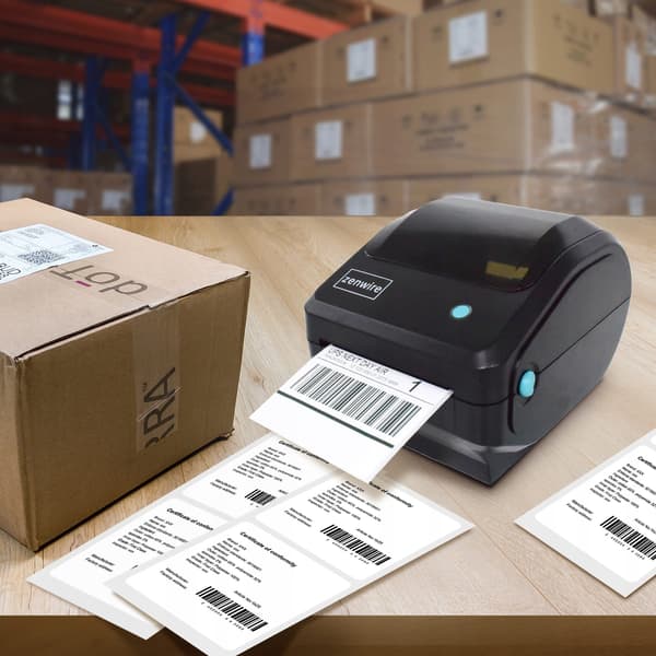Zenwire TD-401 termisk printer 100x150mm