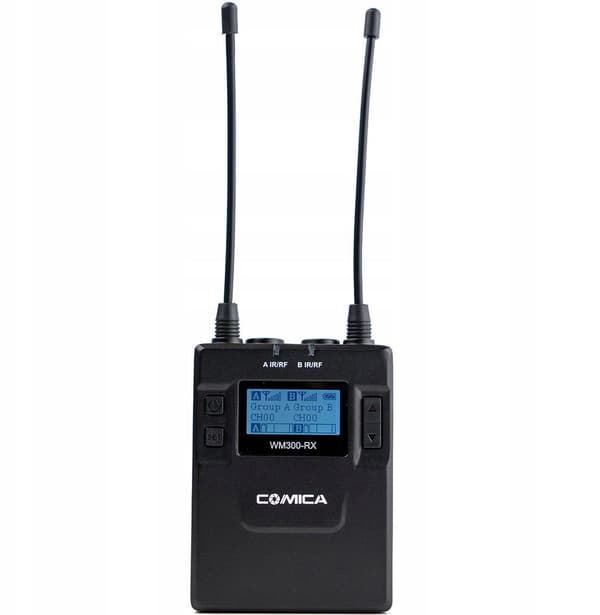 Comica CVM-WM300A mikrofonisarja, jossa 120 metrin kantama