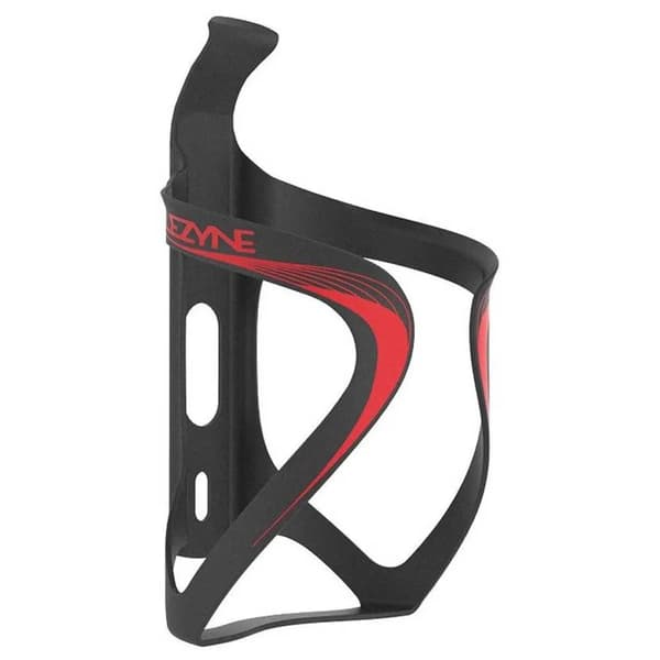 Lezyne Carbon Team Cage Sort/Rød