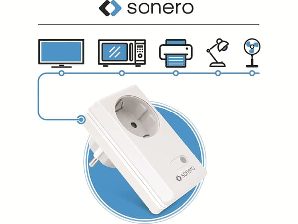 Sonero s-rcs203 smart plug sæt til indendørs brug