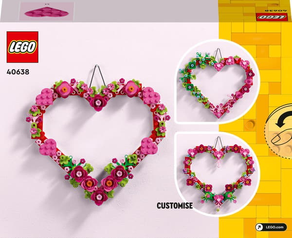 LEGO Hjertevedhæng 40638