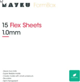 Mayku flex sheets 1mm 15 pack