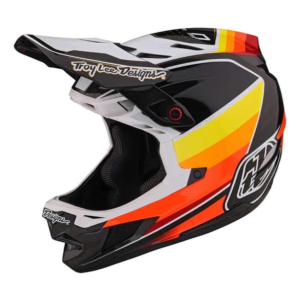 Troy Lee Designs D4 Carbon Mips Casque Noir/Orange