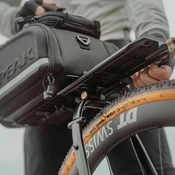 Topeak eyelet mount Silver pannier rack