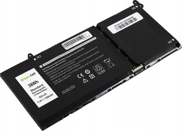 Green Cell g91j0 3300mAh sort laptopbatteri