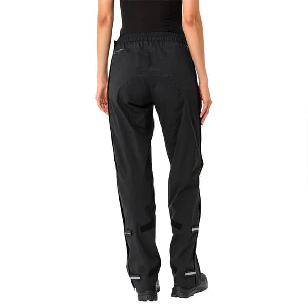 Vaude Yaras Rain Zip Pants Musta