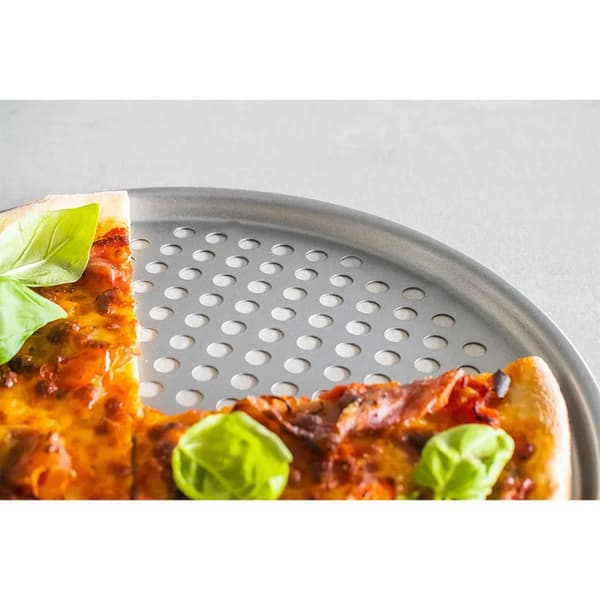 Craft perforerad pizzaplåt 33 cm Silver