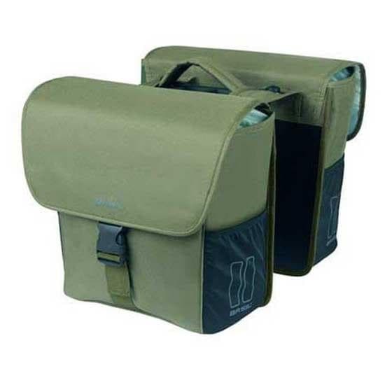 Basil GO MIK - 32 liter, vert foncé, polyester recyclé imperméable
