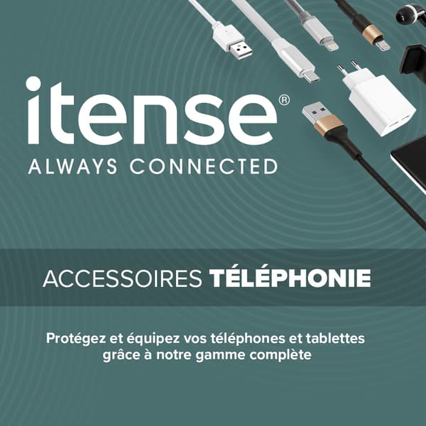 itense usb hub sort 4 porte 5cm kabel