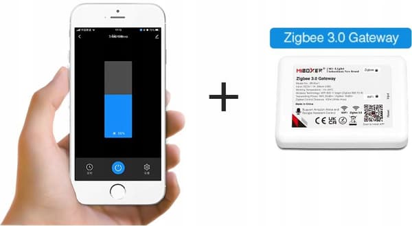 MiBoxer TRI-C1ZR Zigbee 3.0 + 2.4G + Push Valaisinkontrolleri