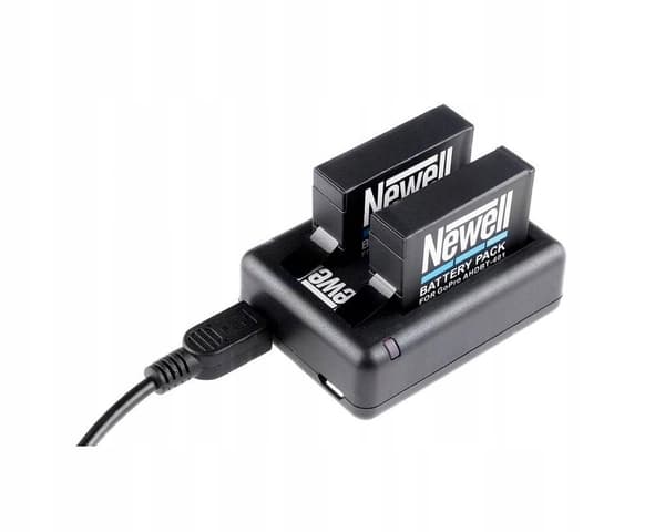 Newell SDC-USB dual channel oplader til AHDBT-401 batterier