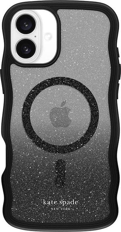 kate-spade-new-york Wavy Glitter Nightfall noir transparent