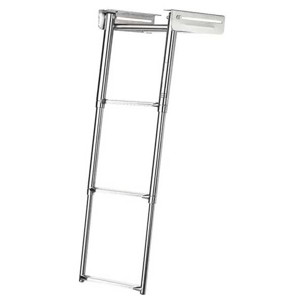 Plastimo 4 steps folding ladder i rostfritt stål 316