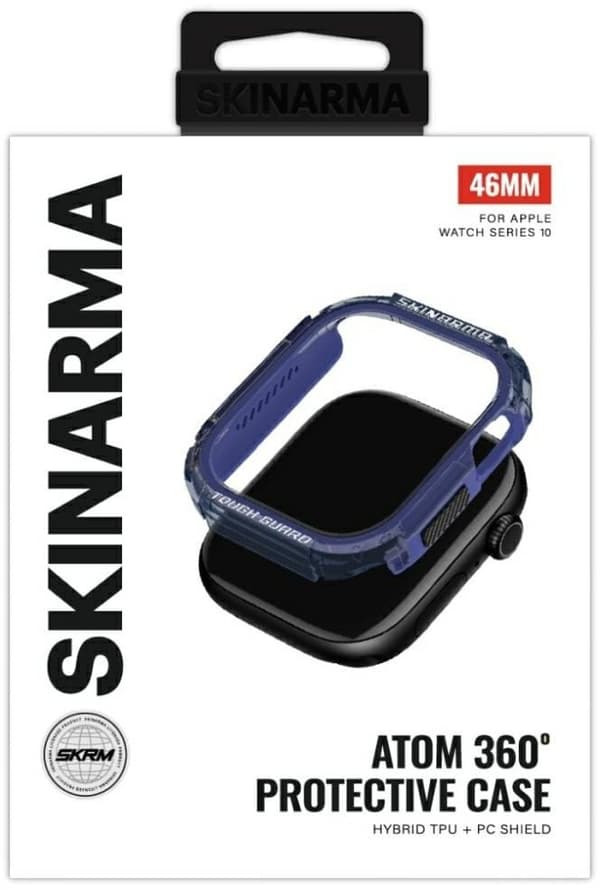 Skinarma Atom smartur skal navy blue 46mm