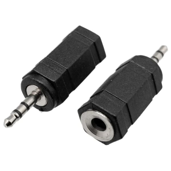 Euroconnex 1083c lydadapter 3.5 til 2.5 mm sort