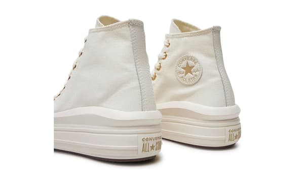 Converse all star move sneakers beige/white