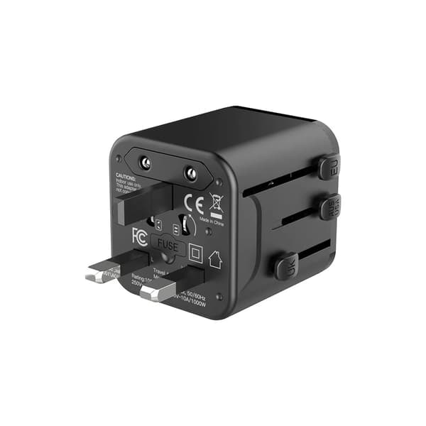 Techancy Mb2502 Sølv Rejseadapter 2500W