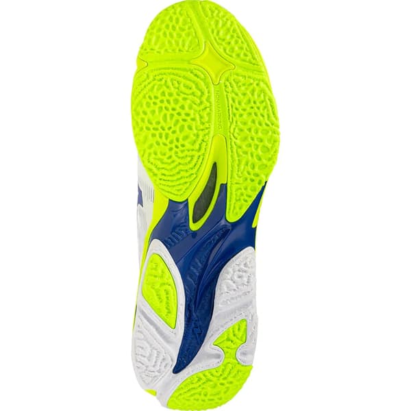 Mizuno wave lightning elite mid Hvid/Lys Gul/Blændende Blå