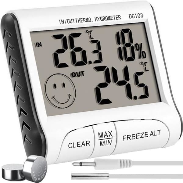 retoo dc102 digital väderstation vit