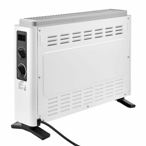 Oceanic elektrisk konvektorvarmer 2000W mobil hvid