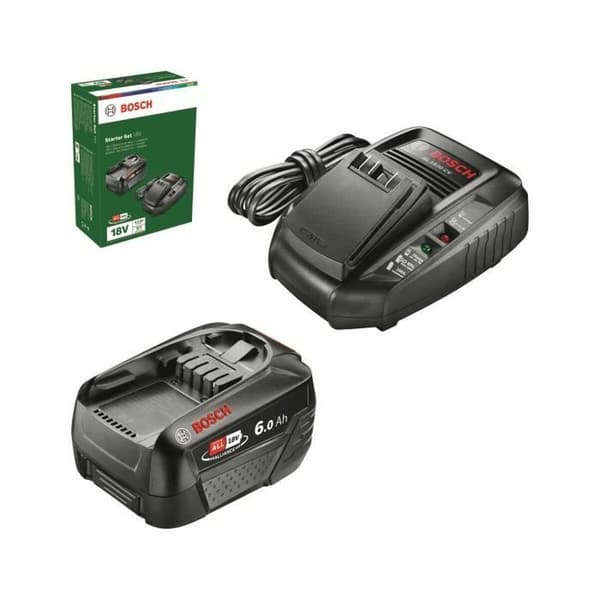 Bosch starter set 18v 6.0Ah svart
