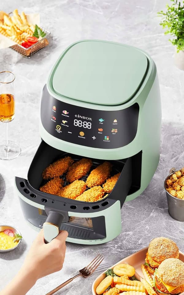 Linbox 5502 grön luftfritös 5l