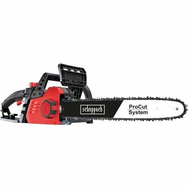 Scheppach cse2600 moottorisaha 2400W musta/punainen