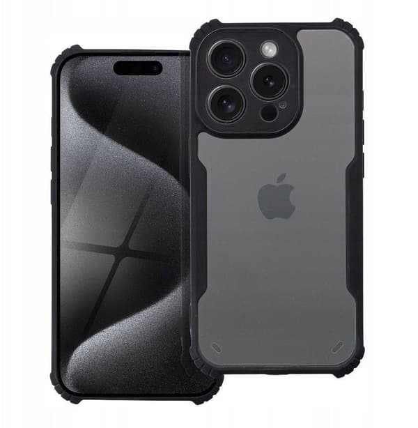 Blueo iPhone 16 Pro Max ANTI-DROP Kuori - Musta