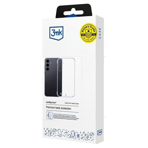 3MK Just20G transparent silikone og polycarbonat