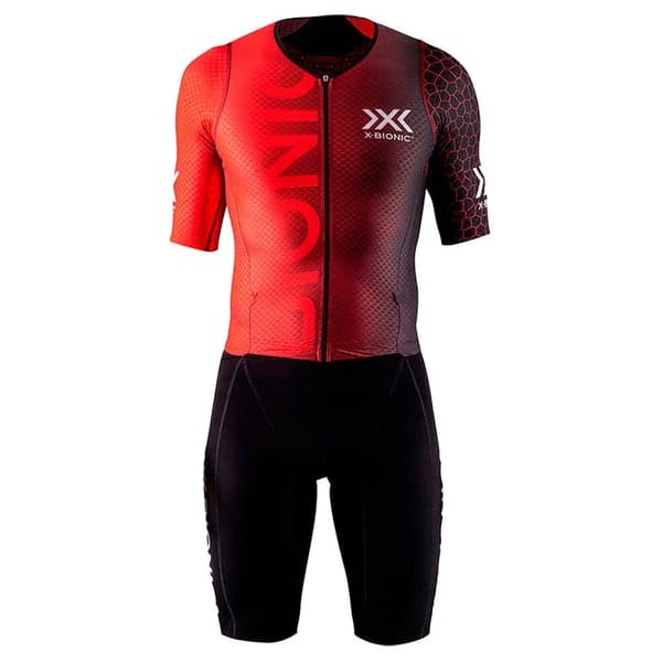 X-Bionic Dragonfly Skinsuit Kortärmad Röd