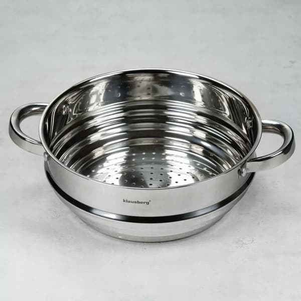 Klausberg KB-7586 20 cm dampindsats i rustfrit stål