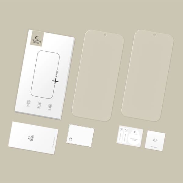 Tech-Protect Glass Fit+ Transparent 2-pack 9H