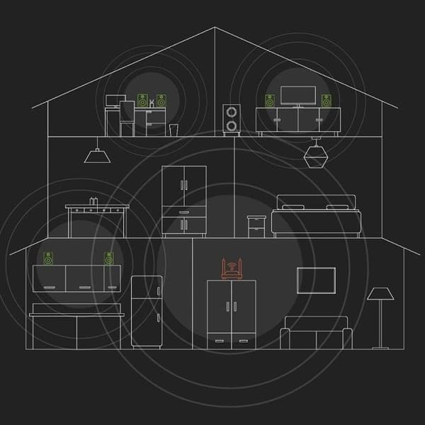 Audioengine A1-MR aktiivikaiuttimet musta