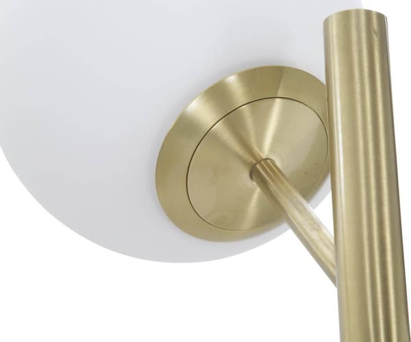 ferretti GLAMY lampadaire doré avec sphères blanches