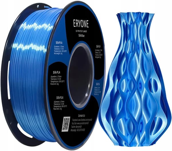 eryone silk pla blå 1kg