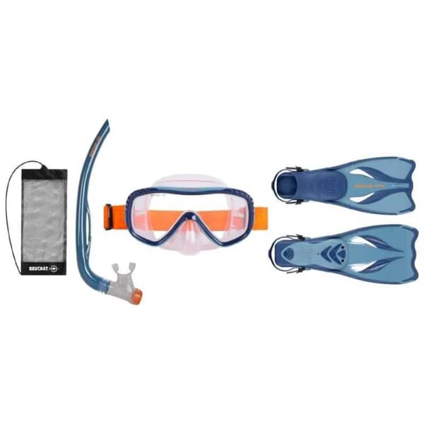 Beuchat Oceo PMT snorklingset blå