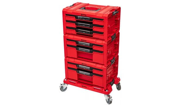 Qbrick pro drawer workshop set 3 punainen
