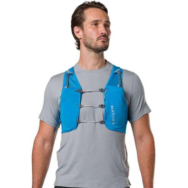 Nathan Pinnacle Breeze 4L Hydration Backpack Electric Blue/Reflective Silver