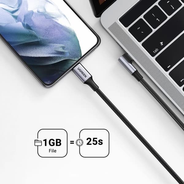 Ugreen us334 USB-C-kaapeli 100W PD 2m