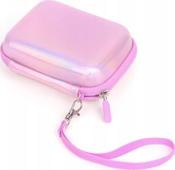 LoveInstant Etui i rosa glitrende farve