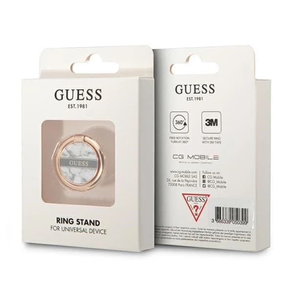 Guess gurshchmag vit marmor ringstativ