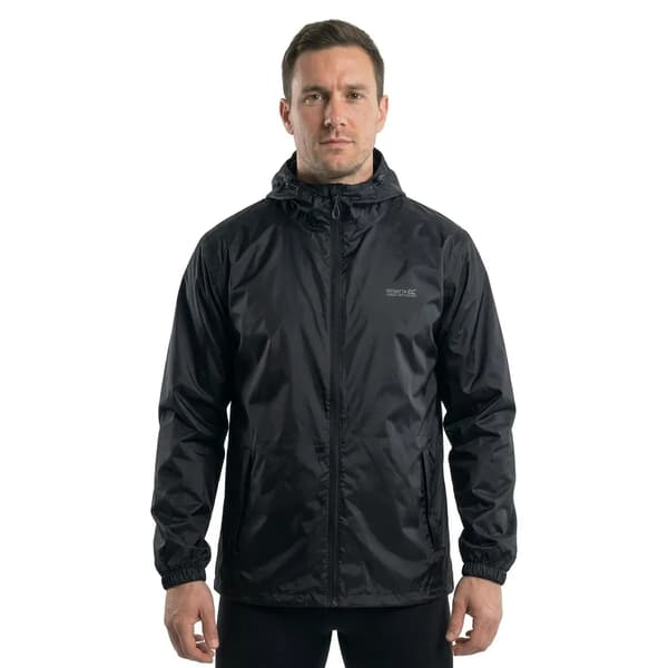 Regatta pack it iii sort regnjakke