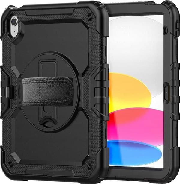 Tech-Protect Solid360 iPad 10.9 (2022) sort etui med stødabsorberende design